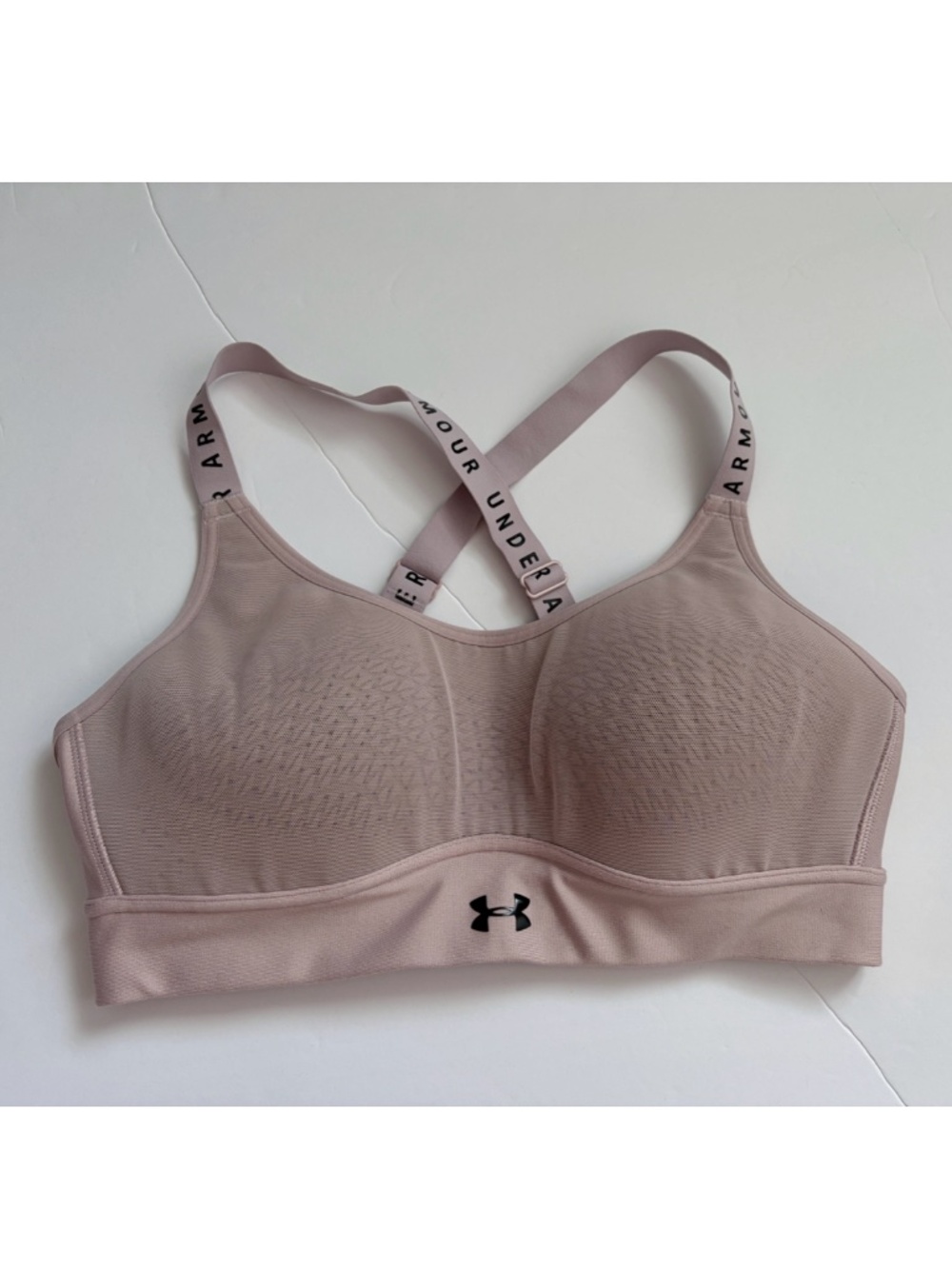 Like New Under Armour Infinity Sports Bra Mauve Size Small